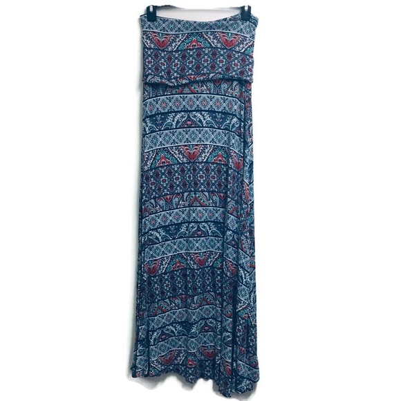 Mudd Strapless Maxi Dress Size M - Picture 1 of 3